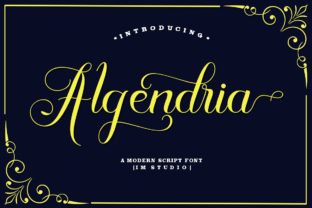 Algendria Font Review for Digital Branding