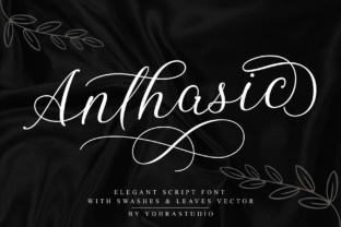 Anthasic Font: Elevating Campaign Visuals with Modern Script