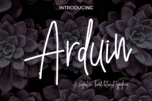 Arduin: A Handwritten Script Font That Adds Personality to Modern Web Design