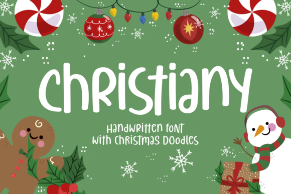 Christiany Font: A Playful Handwritten Typeface for Web Design