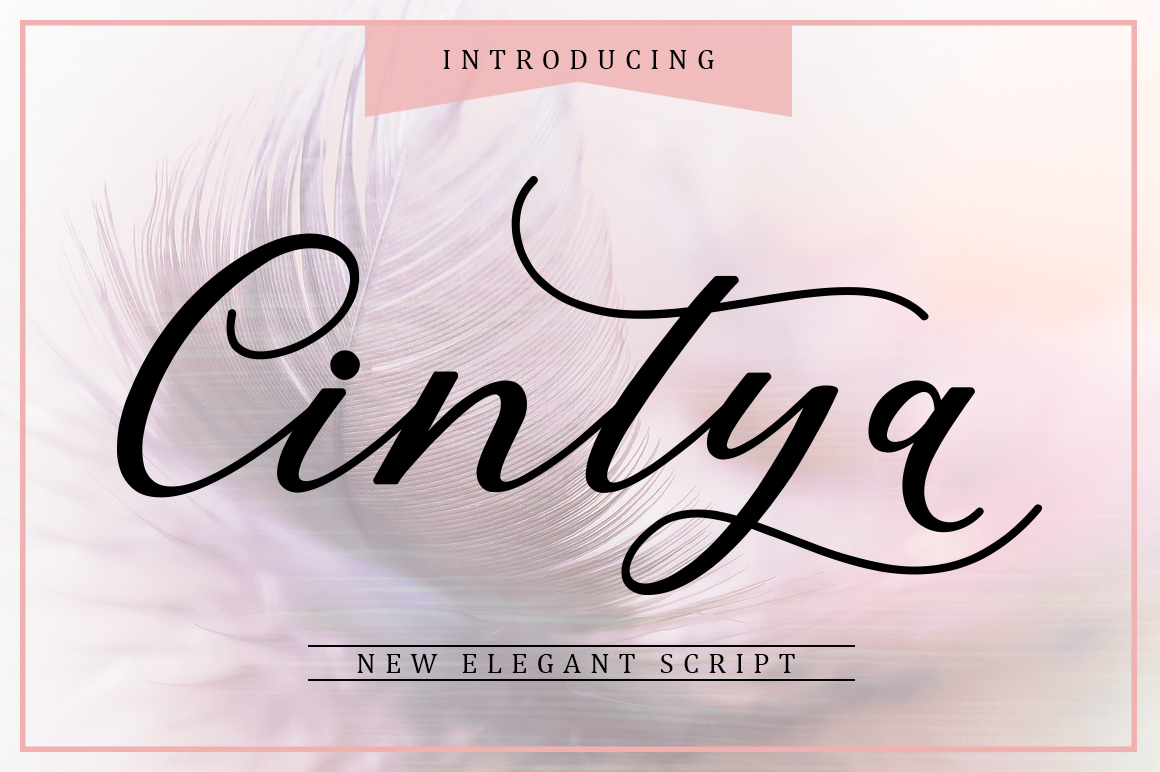 Cintya Font: Elevating Editorial Design with Modern Script