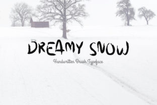 Dreamy Snow Font for Editorial Design