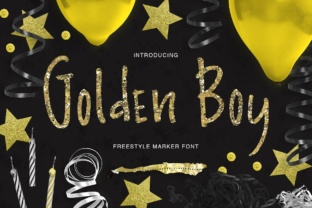 Golden Boy Font: Elevate Your Brand with a Touch of Glamour