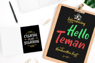 Hello Teman Font: Adding Handwritten Warmth to Web Design