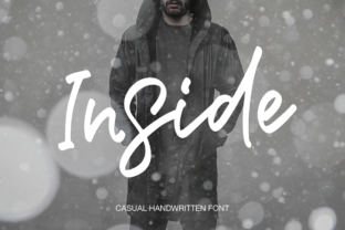 Inside Font: A Casual Script for Campaign Visuals