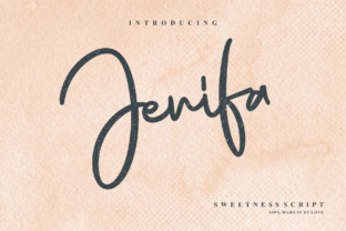 Jenifa Font: Elegant Script for Handmade Labels