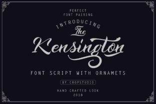 Kenshington Font Review: Bold Retro Script for Branding