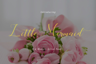 Little Mermaid Font: Elevating Editorial Design with Modern Script Elegance