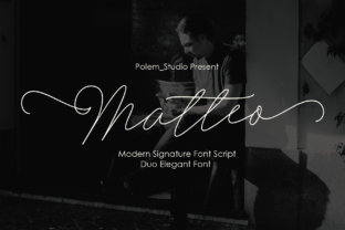 Matteo Duo Font: Elegant Calligraphy for Branding