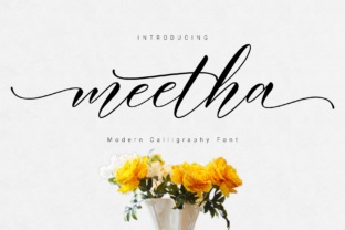 Meetha: A Sweet, Stylish Script Font for Modern Brand Campaigns