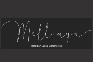 Mellonya: A Modern Calligraphy Font for Web Designers and Digital Brands