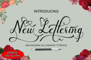 New Lettering: A Versatile Script Font for Modern Editorial Design