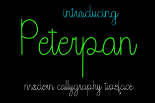 Peterpan: A Handwritten Font with Playful Personality for Brand Design