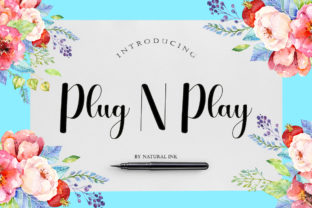 Plug N Play Font: Modern Script for Digital Branding