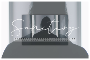 Sanitary Font: Elegant Script for Digital Branding