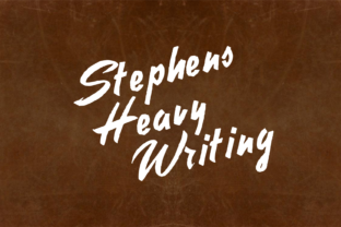 Stephens Heavy Writing Font Review for Bold Branding