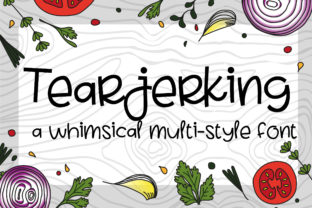 Tearjerking Font: A Handwritten Typeface for Makers